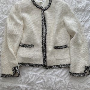 Talbots size 14 Cream Jacket